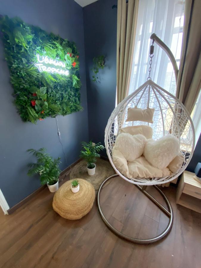 Evasion Tropicale - Studio Avec Spa, Cosy Et Renove Au Coeur De Soissons - 2 Pers Dış mekan fotoğraf